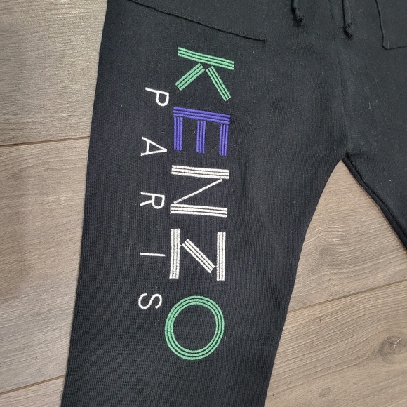 Kenzo Paris Black Women's Sweatpants - Size Small. - Picture 5 of 8